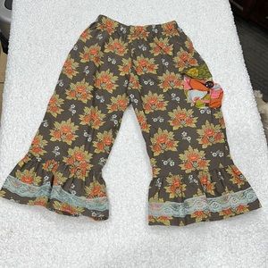 Matilda Jane Size 6 Field Trip Thelma Ruffle Pants